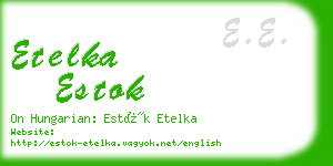 etelka estok business card